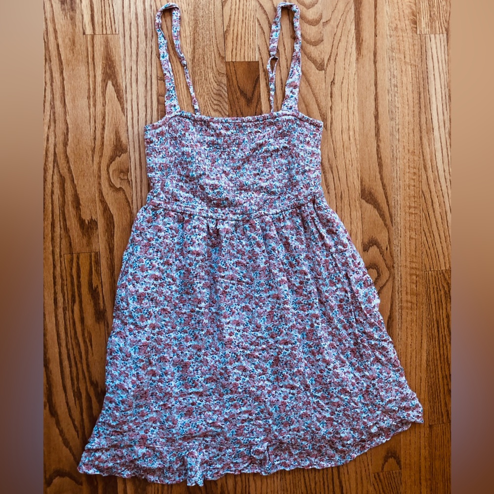 Pink Floral Abercrombie and Fitch Mini Dress